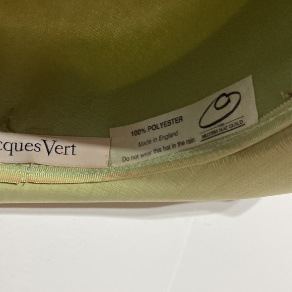 Vintage Jacques Vert Light Green Hat - Picture 4 of 7